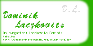 dominik laczkovits business card
